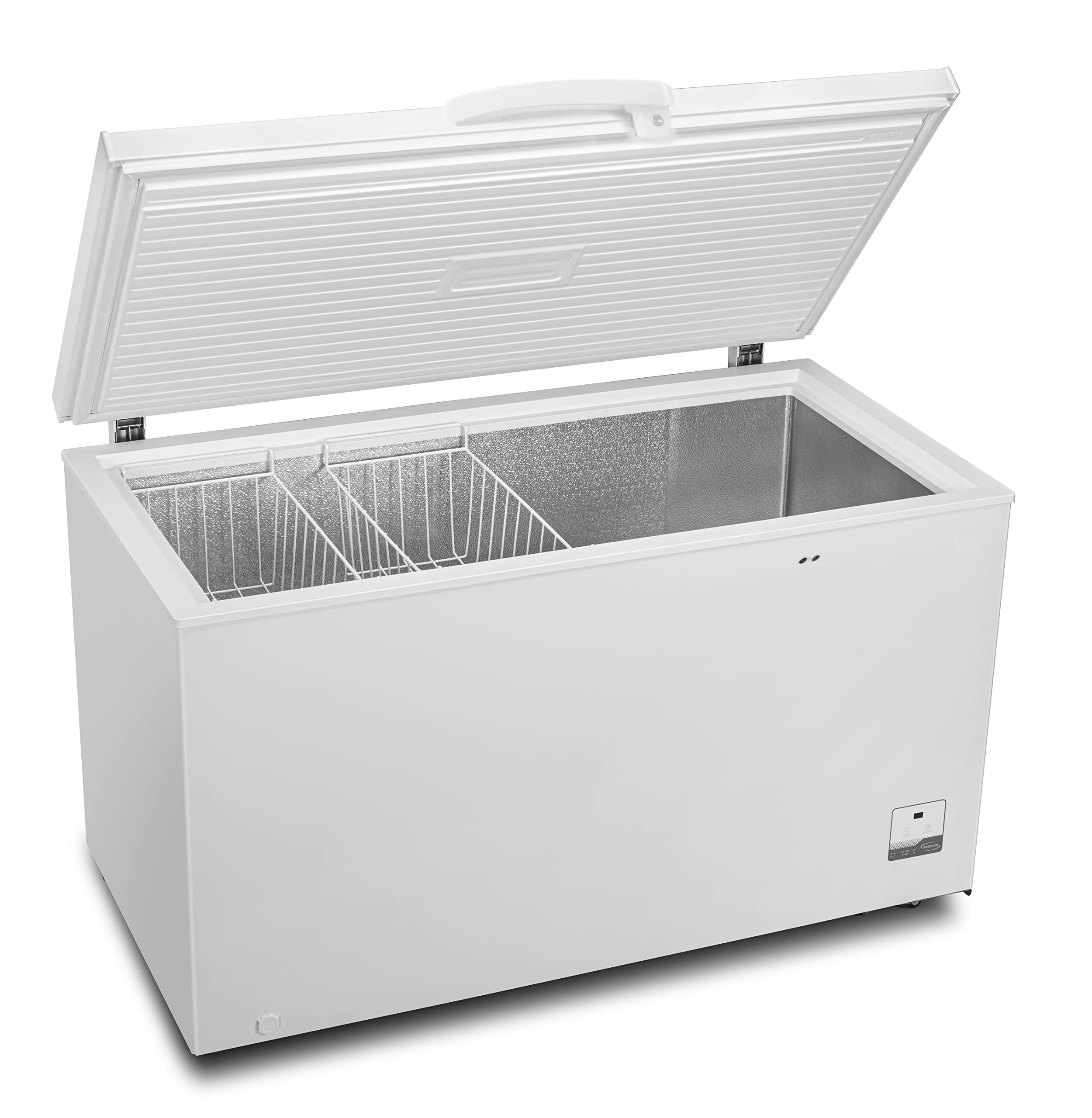 INFINITON CH-MF50 - Congelador horizontal, 500 Litros, Blanco, Dual System, Defrost 4D Cooling, Congelador 4 estrellas, Fast Freezing, Control electrónico