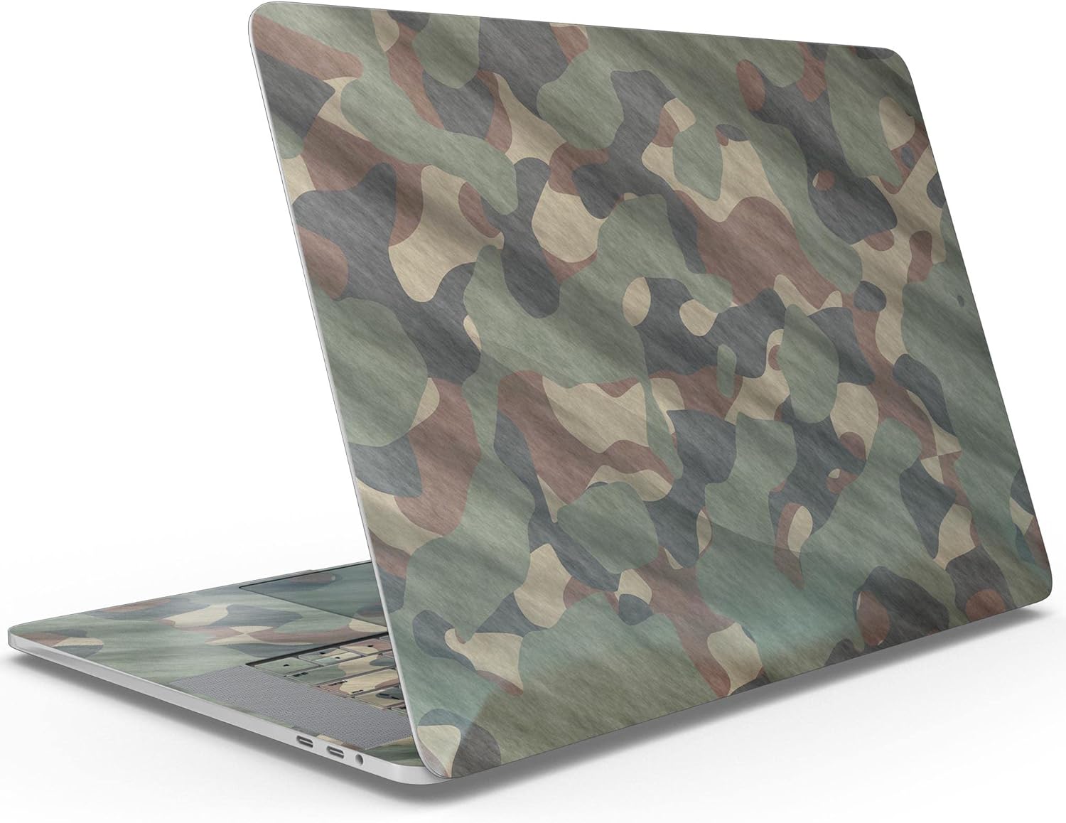 DesignSkinz - Traditional Camouflage Fabric Pattern - Full-Body Wrap Protective Decal Skin Kit Compatible with MacBook 13" Pro M1 (A2338)