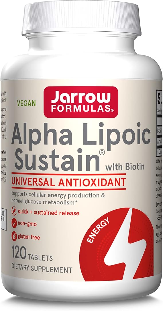 Alpha Lipoic Sustain Supports Cardiovascular by Jarrow Formulas - 3.36 Ounce