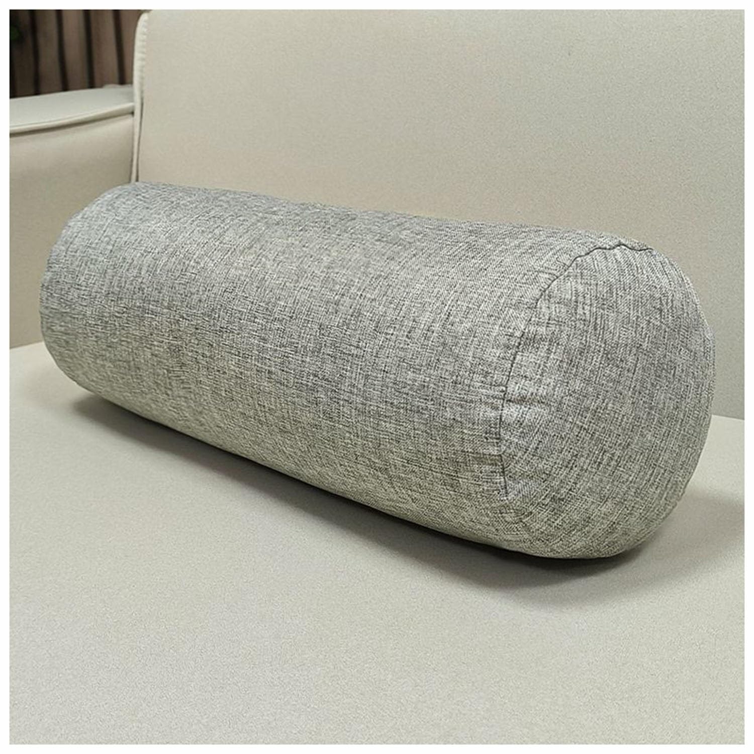 Coussin Rouleau Cylindrique - Oreiller Cylindrique Coussins for Canapé,Lit, Voiture, Bureau - Coussin de Sommeil Cylindrique(04,20x120cm/6x47in)