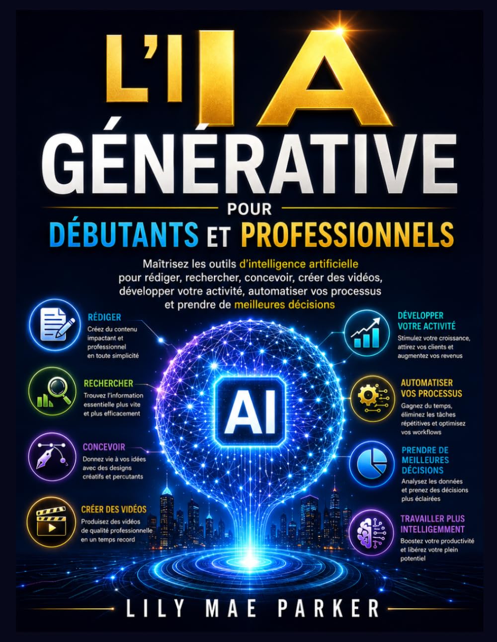 L'IA Générative pour Débutants et Professionnels: Maîtrisez les outils d'intelligence artificielle pour rédiger, rechercher, concevoir, créer des ... processus et prendre de meilleures décisions
