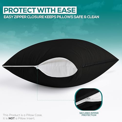 Miniatura 4 de Funda de almohada impermeable con cremallera Utopia Bedding