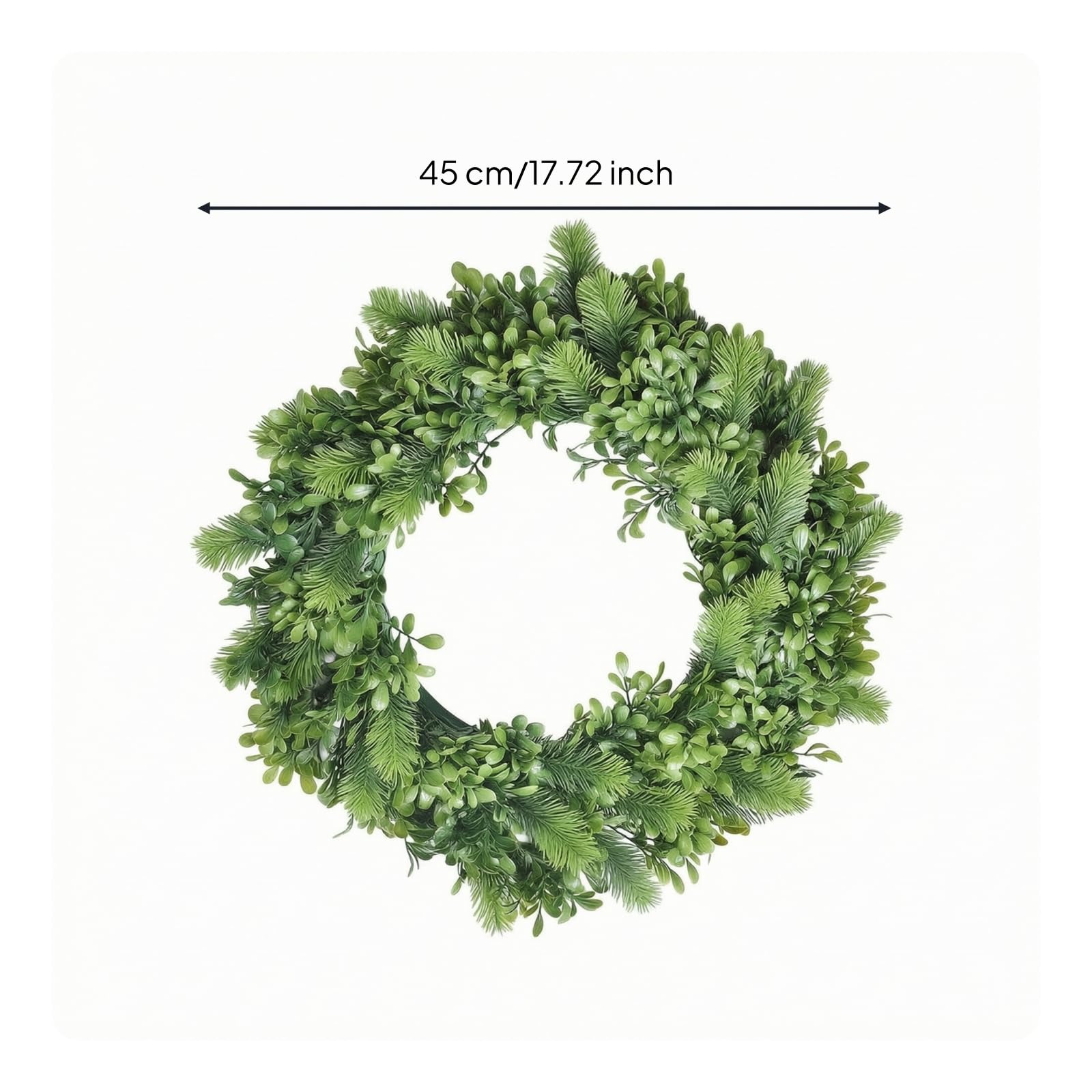 Künstlich Weihnachtskranz, Style to 1, 45 cm