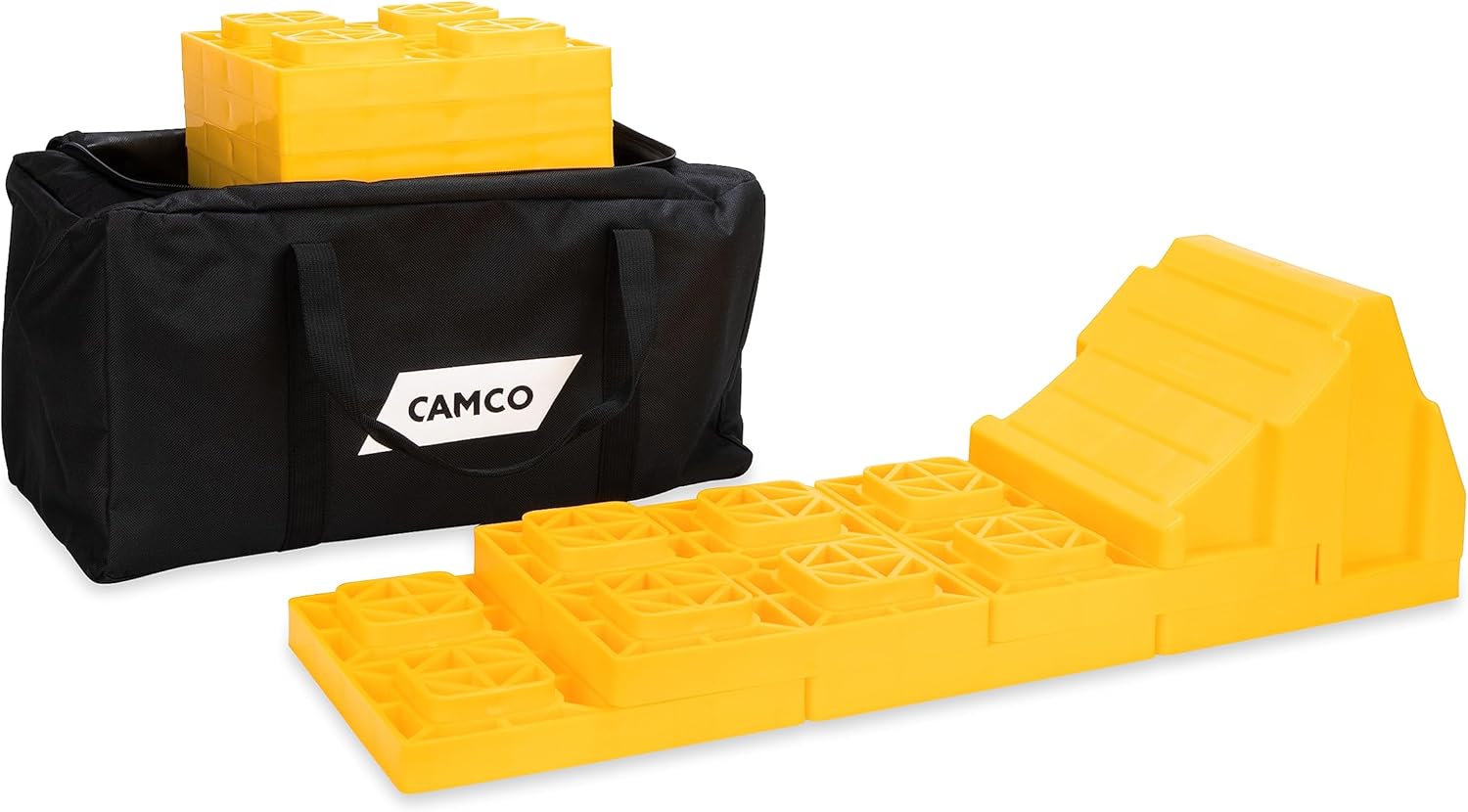 Camco Camper/RV Leveling and Stabilizing Kit Features