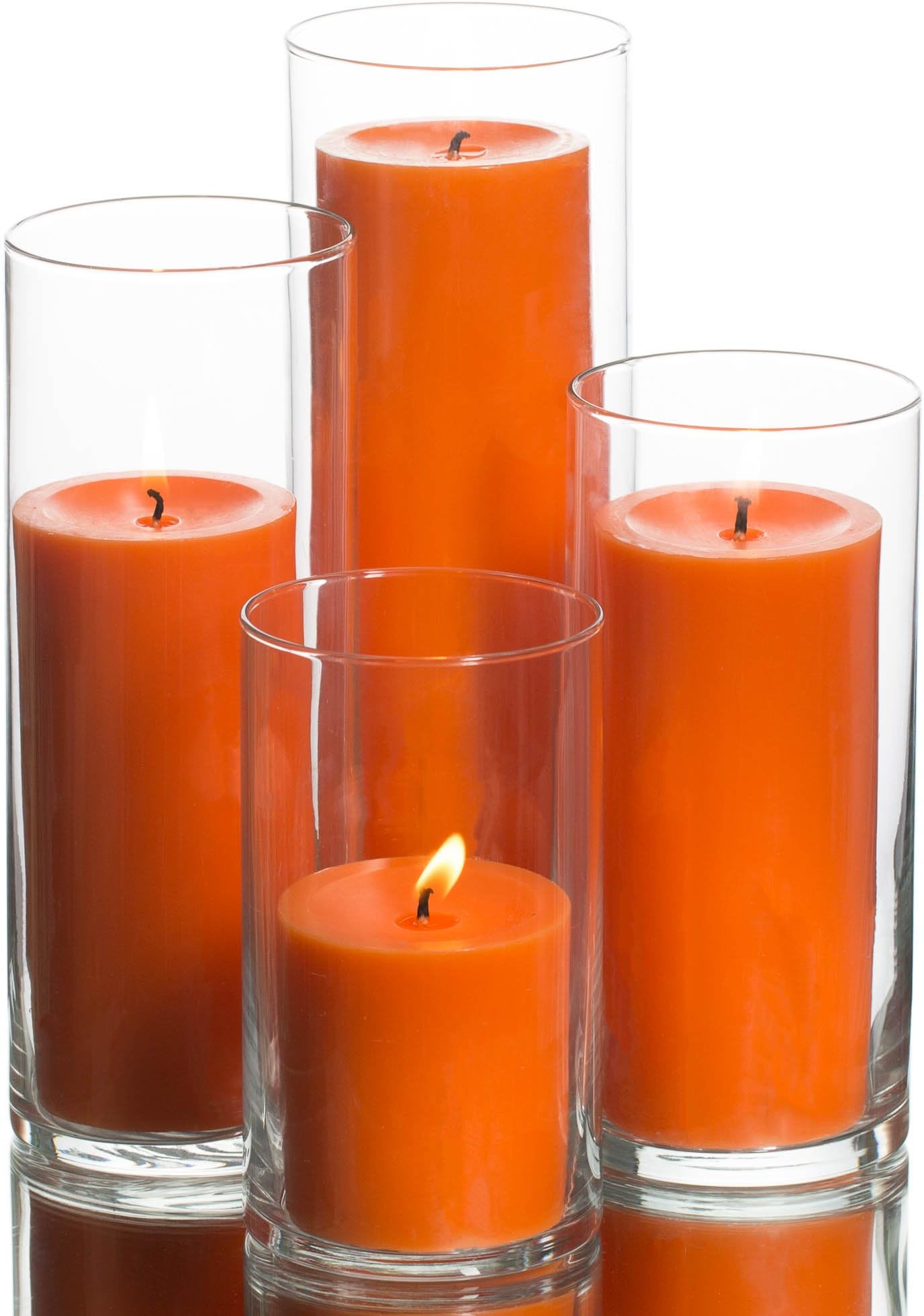 Eastland Cylinder Pillar Holder & Richland Pillar Candles