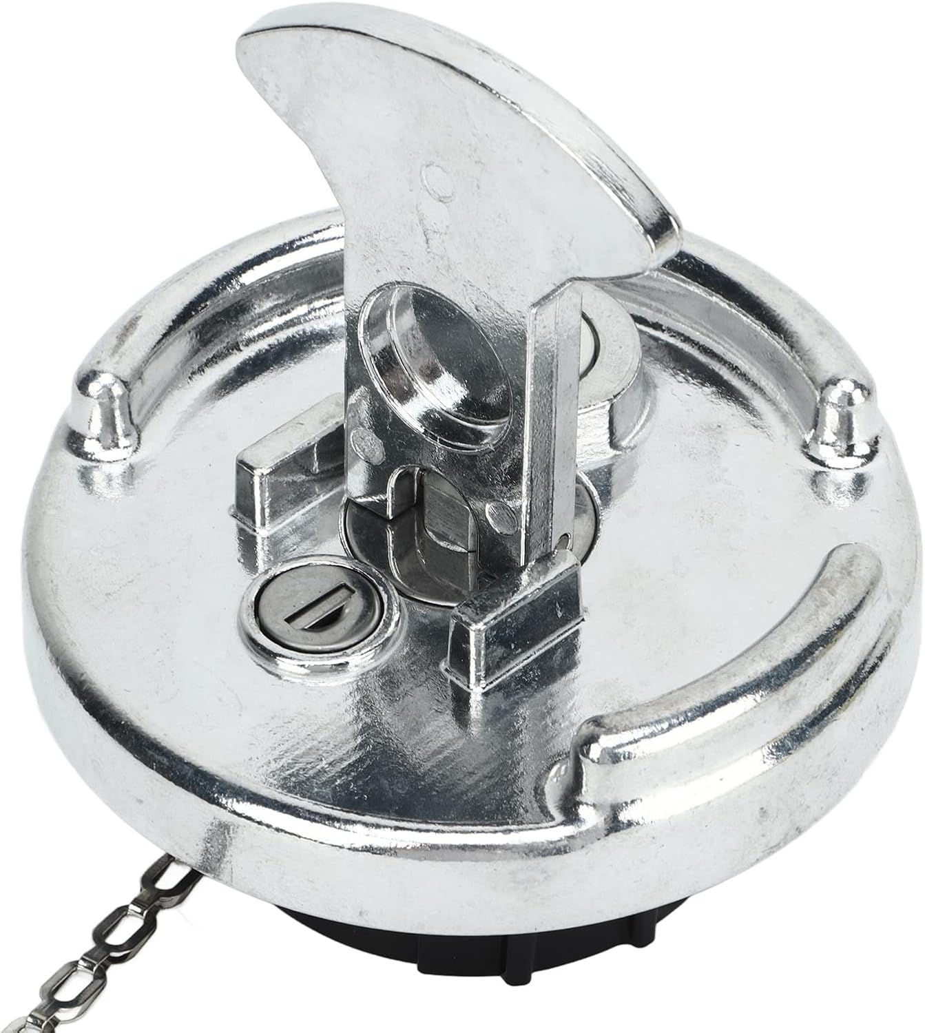 Locking D iesel Fuel Cap for Peterbilt Semi Trucks Prevent Unauthorized Access to Your Fuel Tank with a Lever-Style Locking Gas Cap. Compatible with 379, 389, 579 Trucks.
