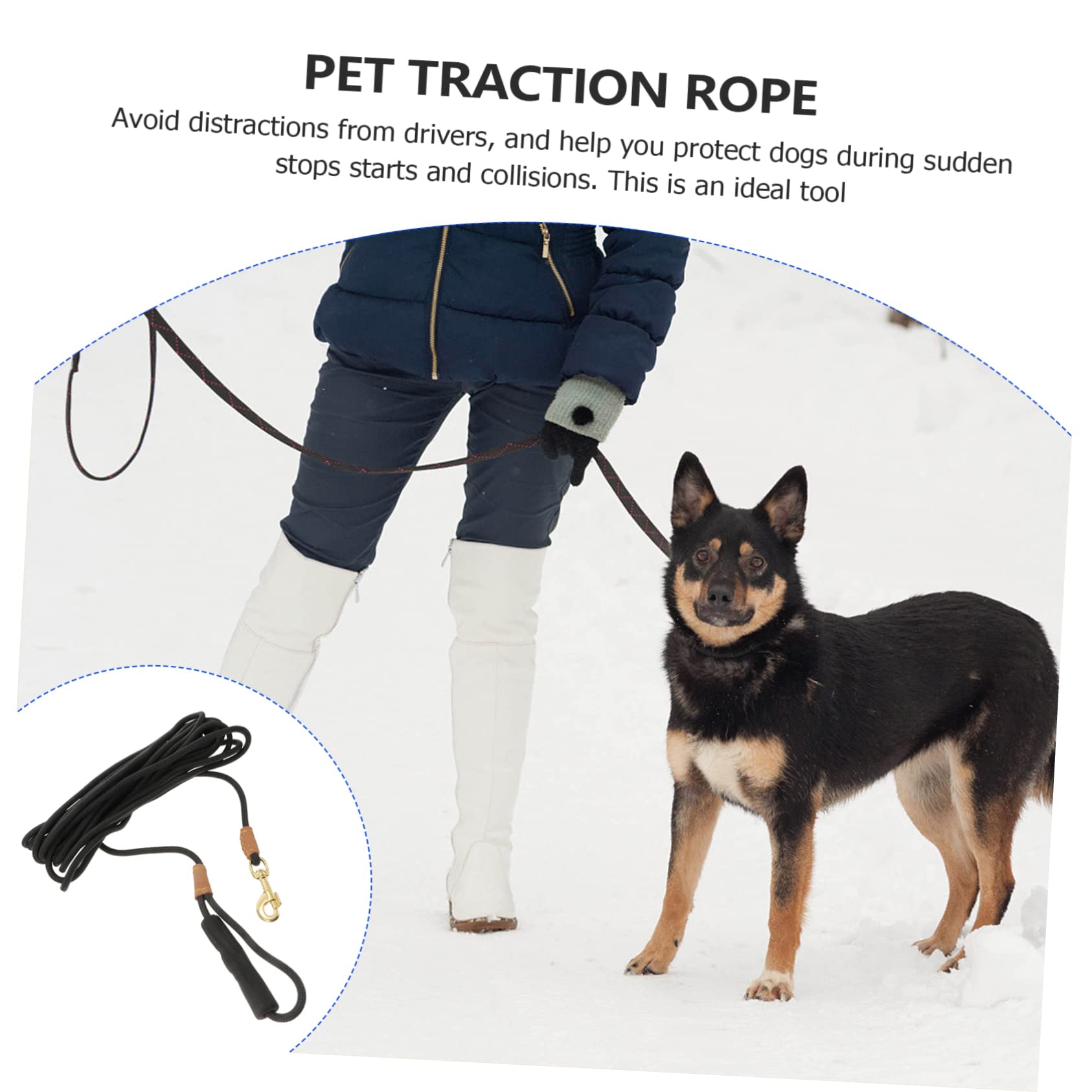 BESTonZON Laisse De Traction pour Chien Mètres Laisse pour Entraînement Et Activités Extérieures Convient Aux Chiens De Moyenne à