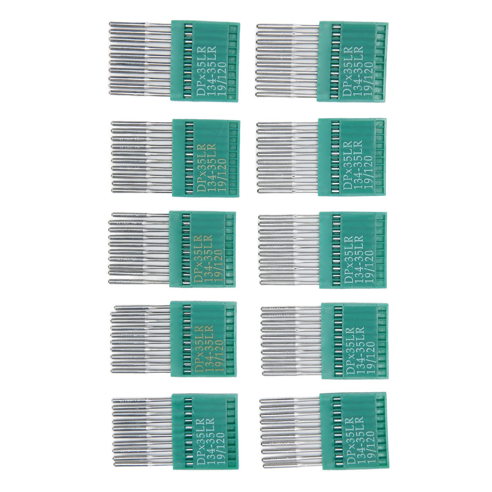 ZenithAur 100 agujas de coser tamaño 120/19 tipo 19 construcción de acero agujas para máquina de bordar para cuero evita saltos de puntadas