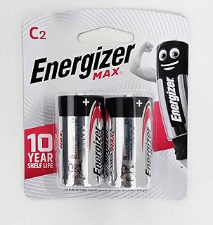 Energizer Max Alkaline C Battery - Pack of 2