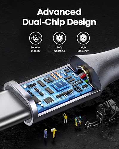 Miniatura 2 de Cable USB C 3 pies, paquete de 3, eyjiew 3A de carga rápida USB A a tipo C Cable trenzado compatible con Samsung Galaxy S22 S21 S20 S10 S9 Ultra 5G,