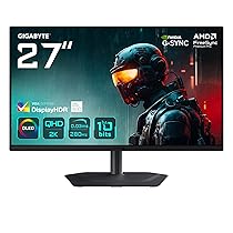Gigabyte MO27Q2A Monitor da gioco OLED 2K QHD 27″ – 2560 x 1440, 280Hz, 0,03ms, 250 cd, m², FreeSync Premium Pro, DisplayHDR True Black 400, HDMI 2.1, DisplayPort 1.4