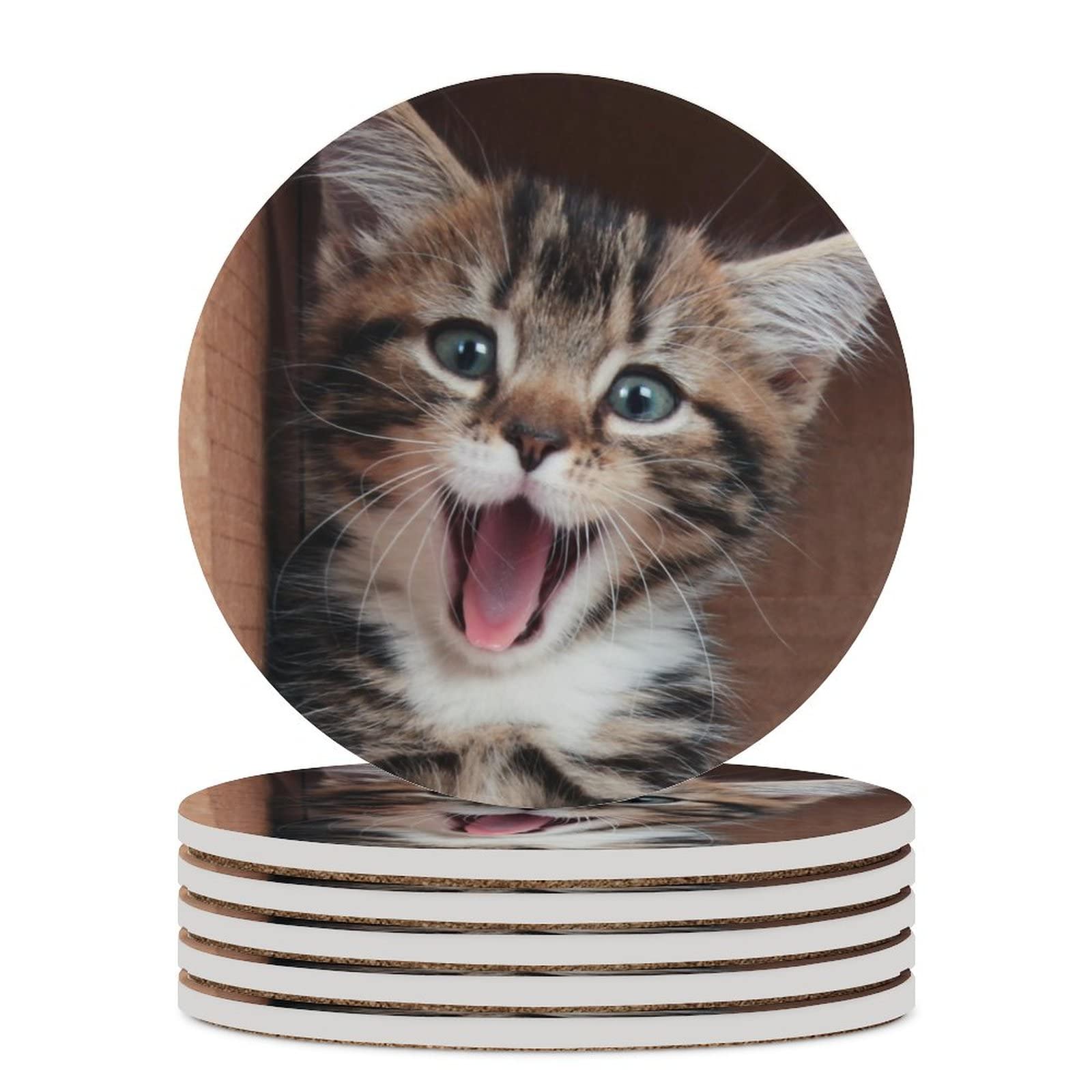 Sottobicchiere Ginger Tom Cat - Gattino carino gattini graziosi animali
