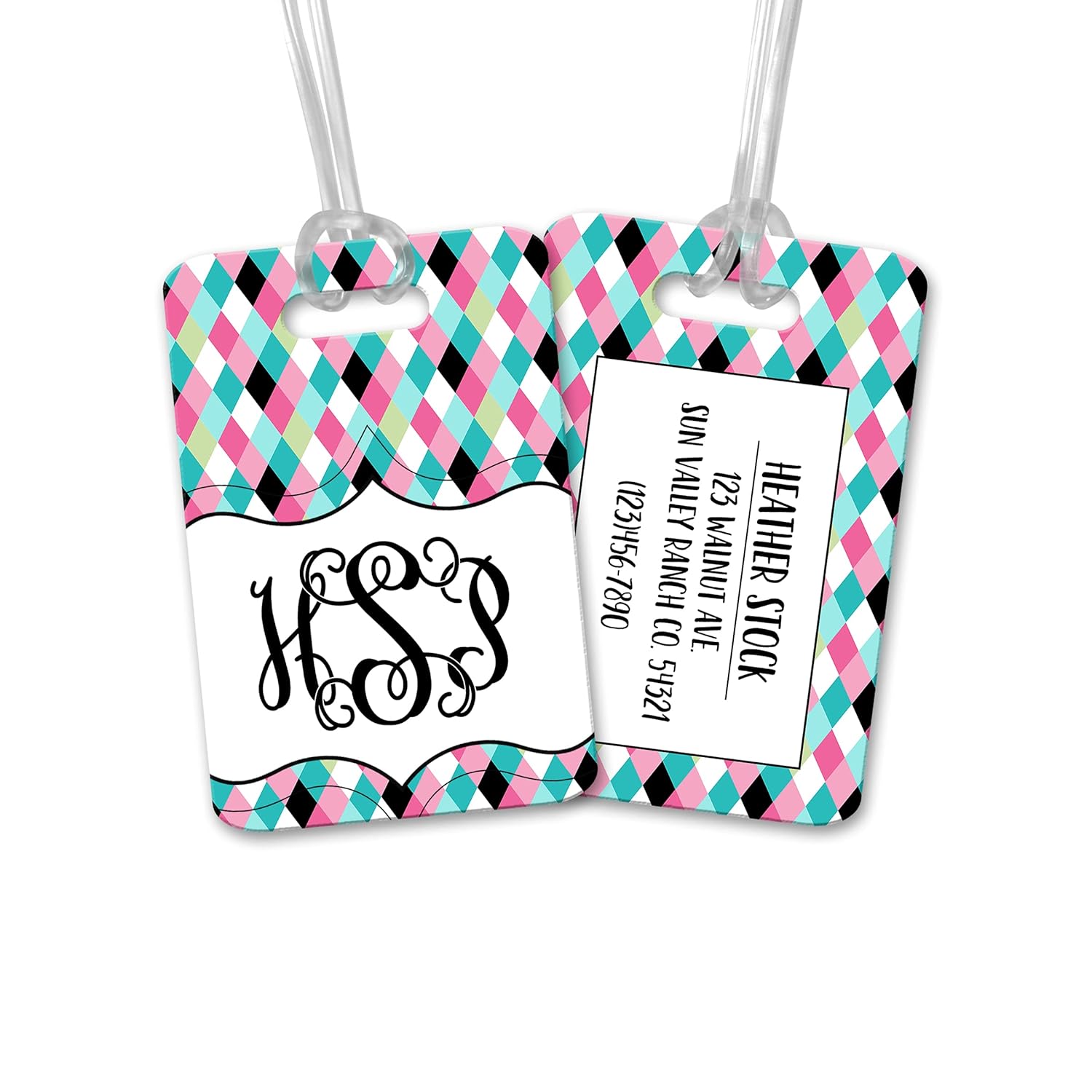 Personalized Luggage Tag Custom Bag Tag Bag ID Name