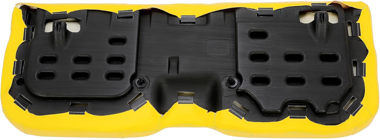 HECASA Seat Bottom Cushion Compatible with John Deere XUV 615E 625i 815E 825E 825i 825M 855D 855E 855M S4 Gator Replacement for AM140624 Yellow