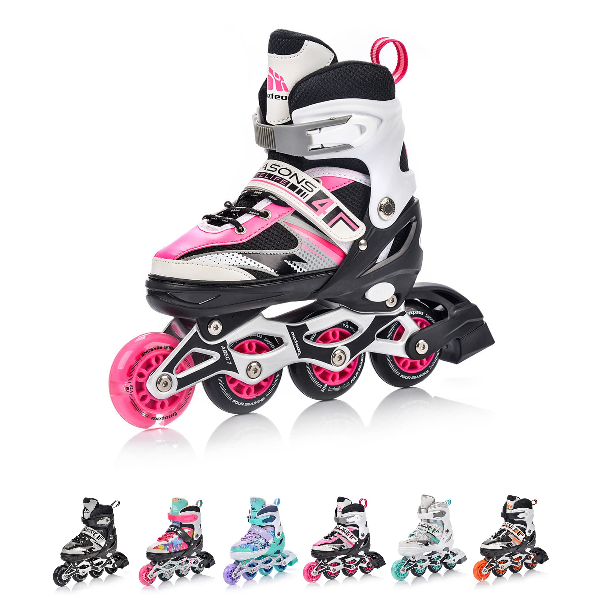meteor Patines Línea 4 en 1 Ajustables para Niños y Adolescentes - Resistentes Infantiles Jóvenes y Adultos — view 14