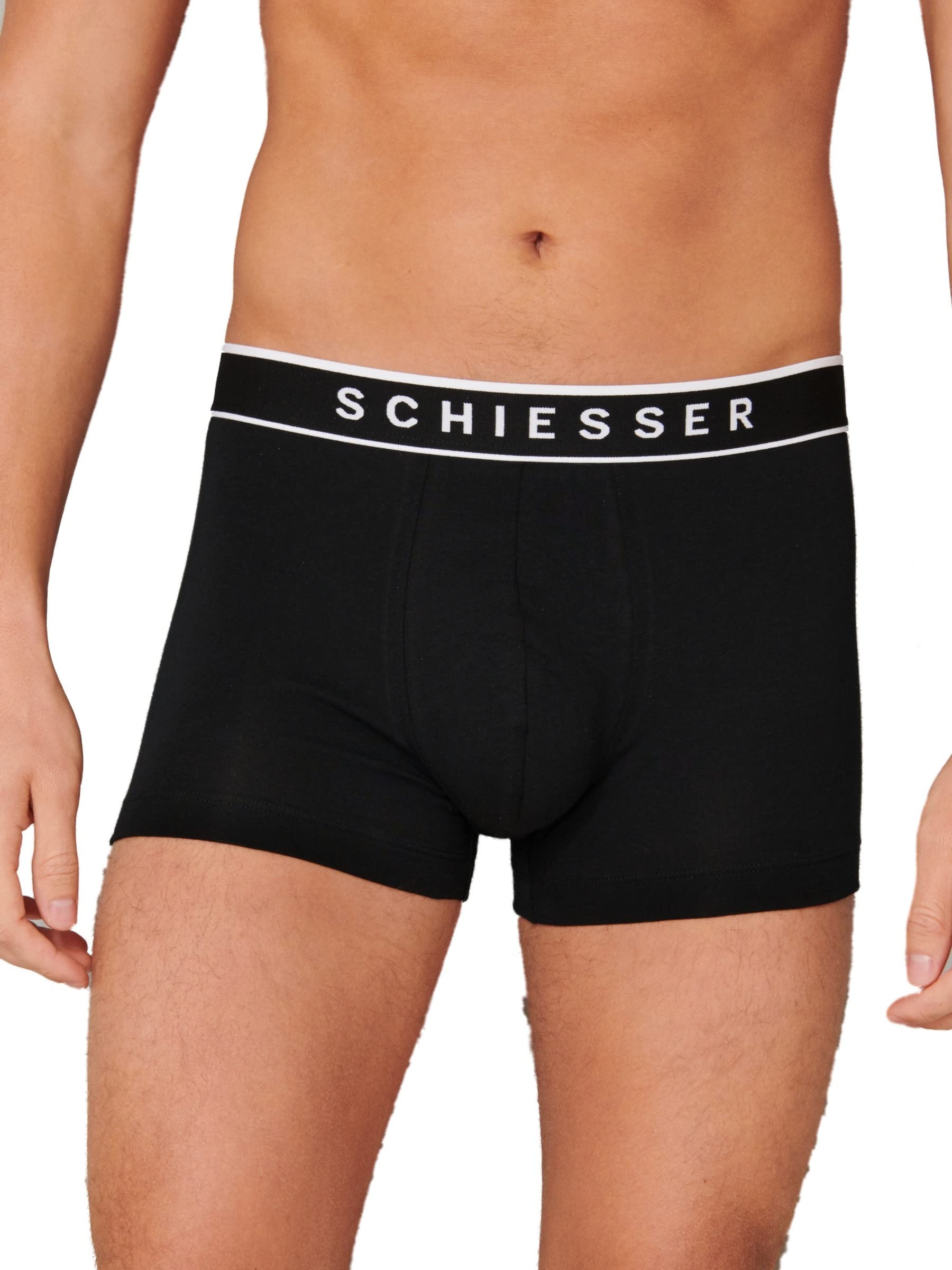 Schiesser Herren 3 PACK Boxershorts Bio Baumwolle - 95/5 Organic