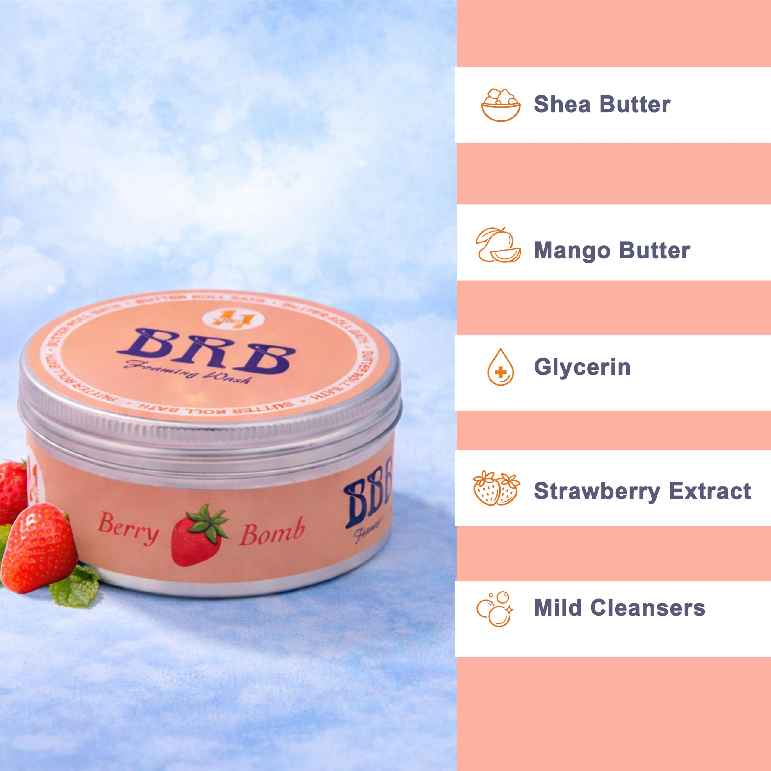 Code11| BRB Foaming Wash | Gentle Foaming Bath Cleanser | Rich Creamy Lather | Moisturizing & Refreshing Body Wash | Daily Use Skin-Friendly Formula 2