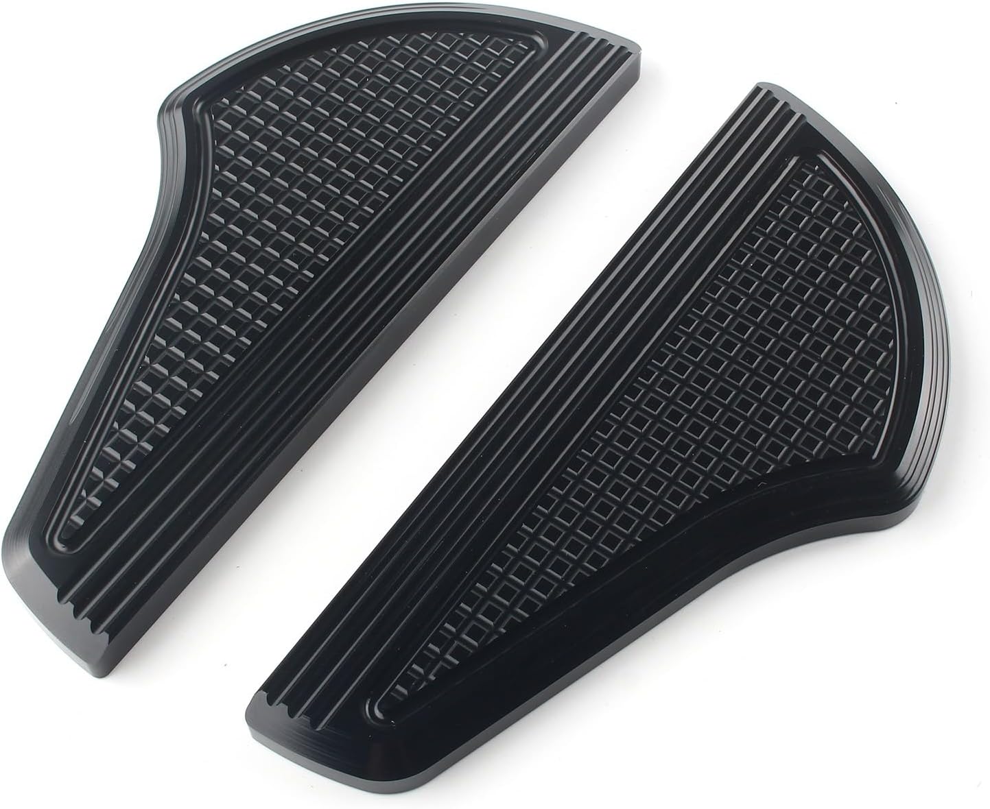 Aluminum Rear Passenger Floorboards Fit For Harley Touring models '93-later Black