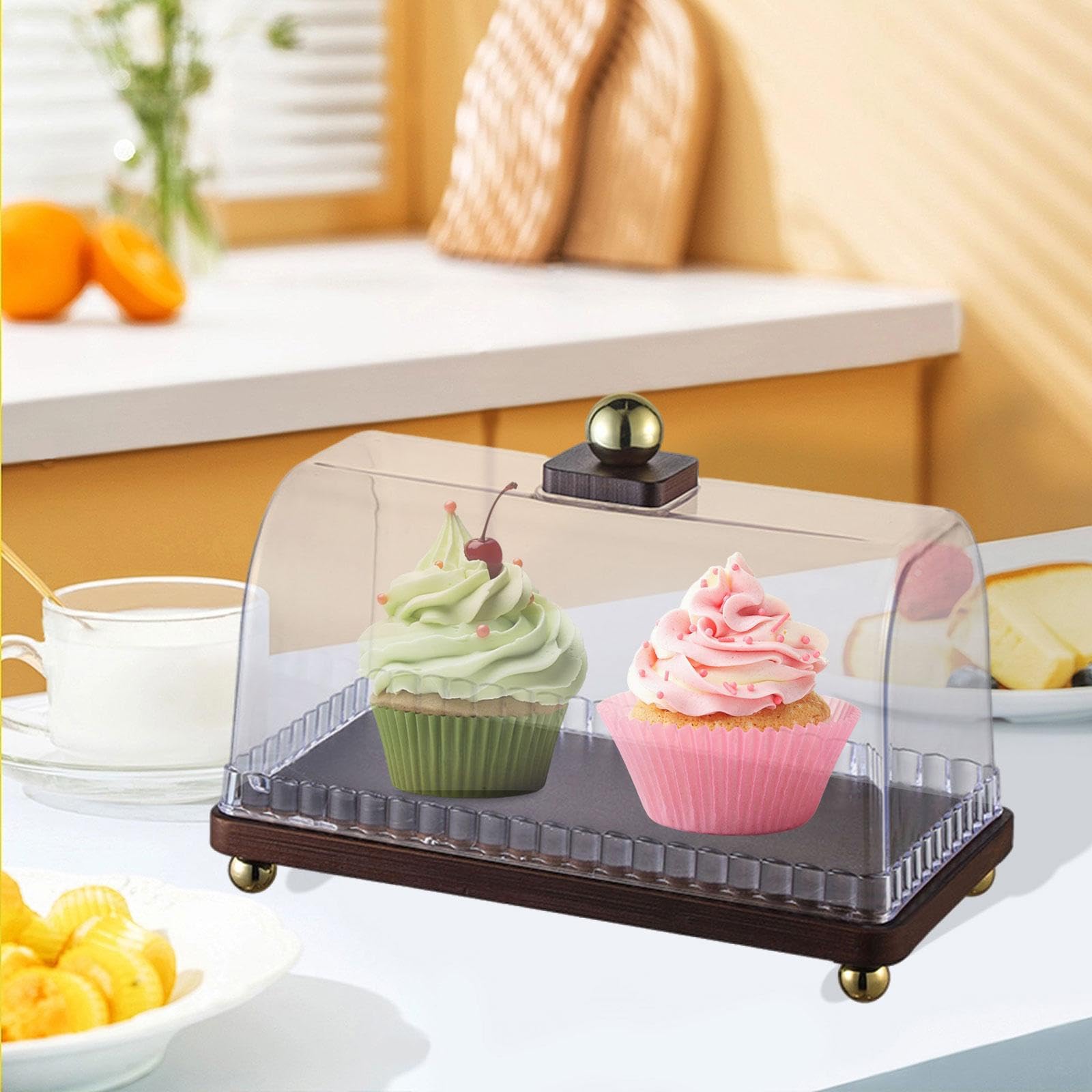 Colcolo Pastel de Pastel con Soporte para Pastel, Plato Decorativo, de Postre Multifuncional, Bandeja de Pastel para la Fiesta de cumpleaños de la Boda