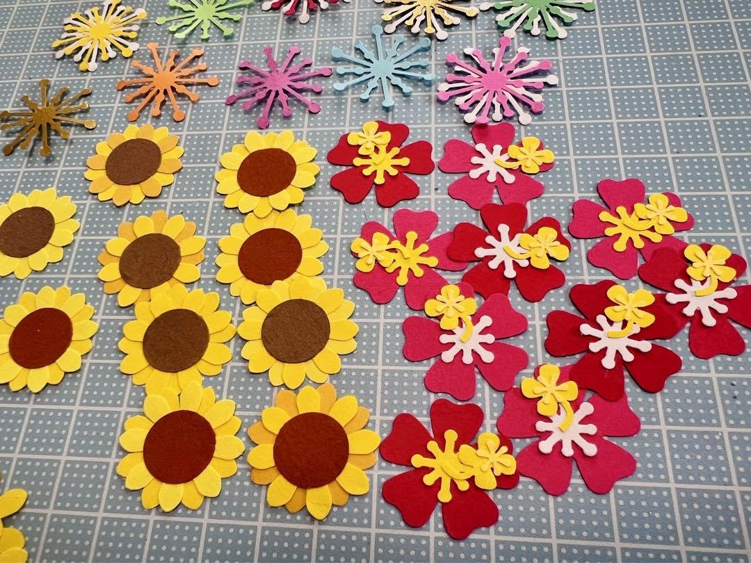 Amazon.co.jp: クラフトパンチ ひまわり ハイビスカス 花火 夏クラフト