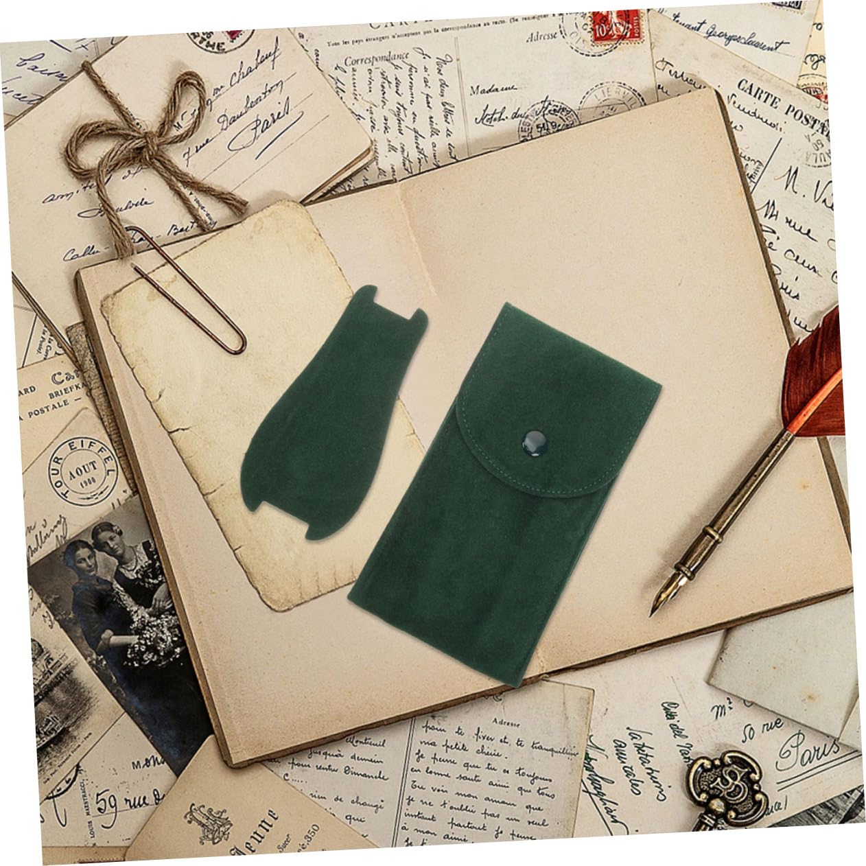 Hemobllo 4 Sätze Aufbewahrungstasche Ansehen Reisen Sprechen Wasserdicht Schutz Uhrentasche Beobachten Sie Den Halter Uhr Ärmel Betrachten Beutel Flanell Green 2 Stück * 4