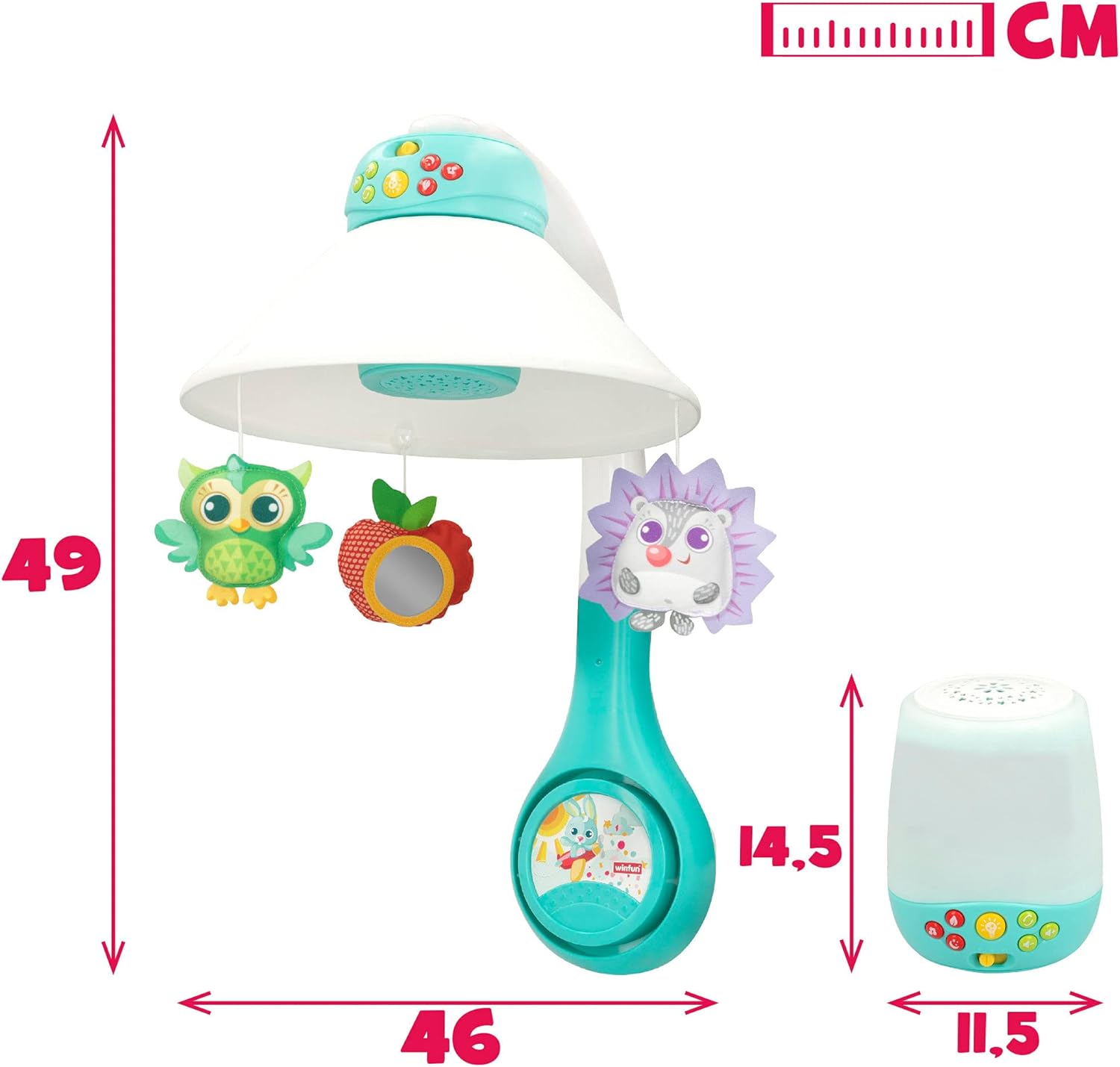 winfun 46702 Baby Projector 3-in-1 + 0m