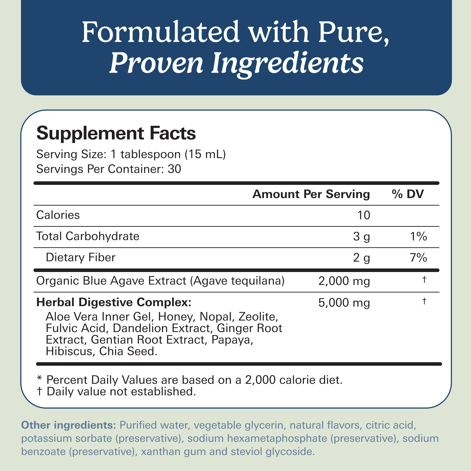 Santo Remedio Digestion Plus Blue Agave Concentrated Drink - 30 Servings — Amazon image 2
