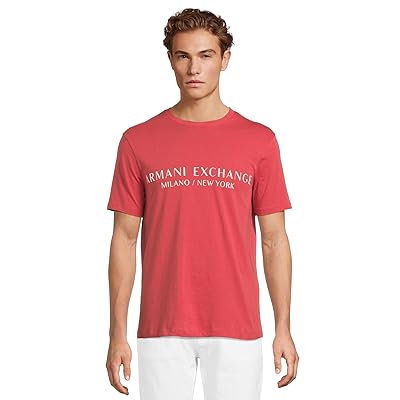 Armani Exchange Milano/Ny Logo T Shirts Men