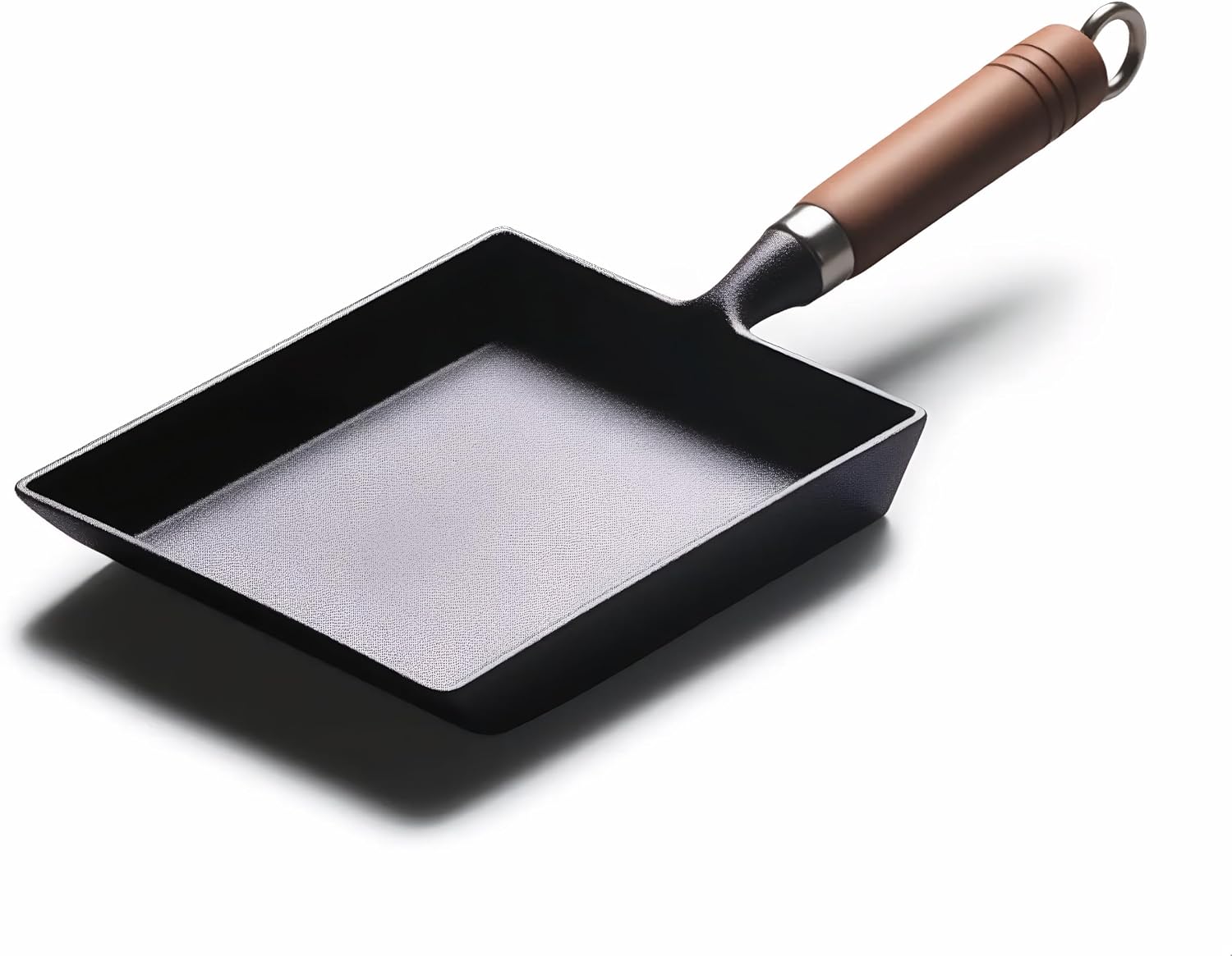 YYMIYU Japanese Cast Iron Tamagoyaki Pan