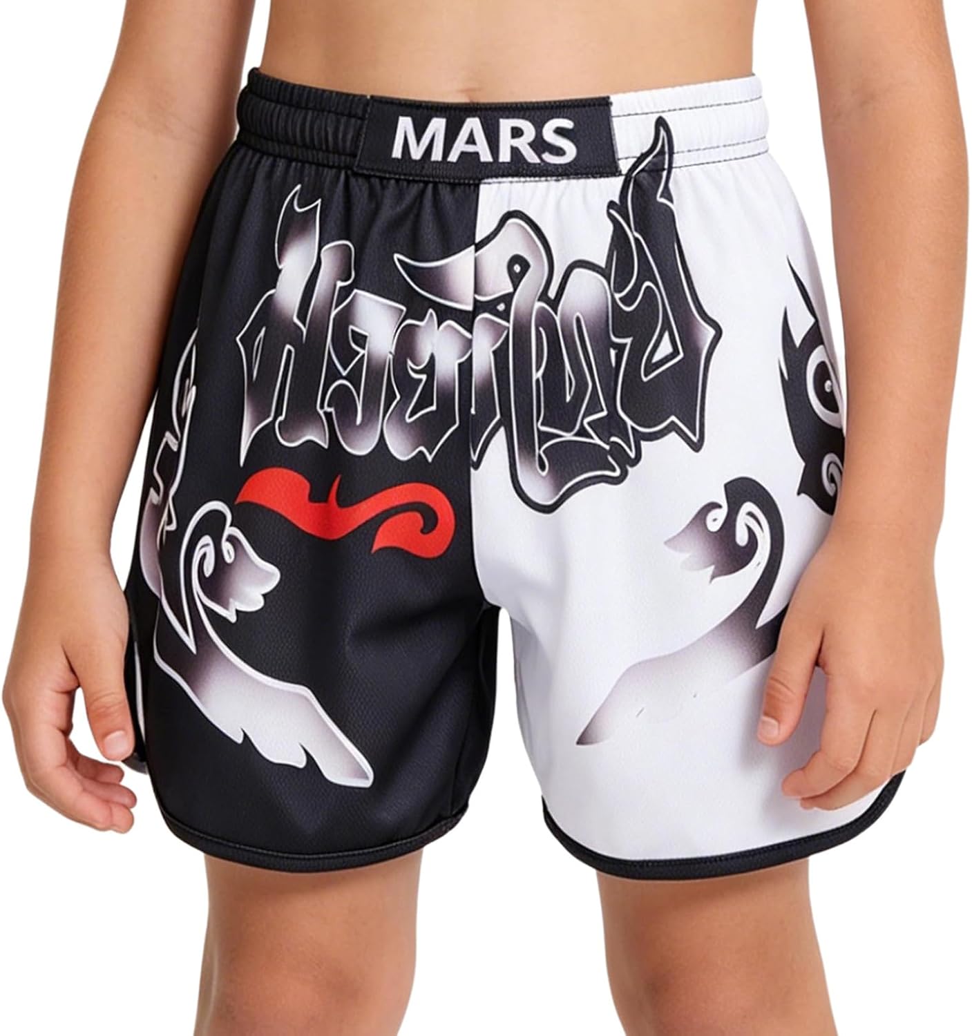 Men's Fight Bottoms Martial Arts Shorts Boxing Trunks Gym Training Wear for Running Football