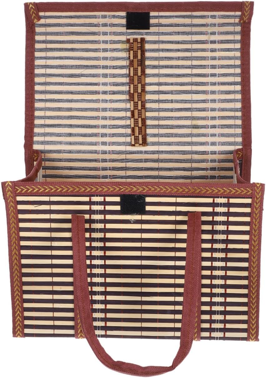 VOSAREA Folding Basket for Indoor Organization Lightweight Portable Sundries Storage Stylish and Design for Home Use