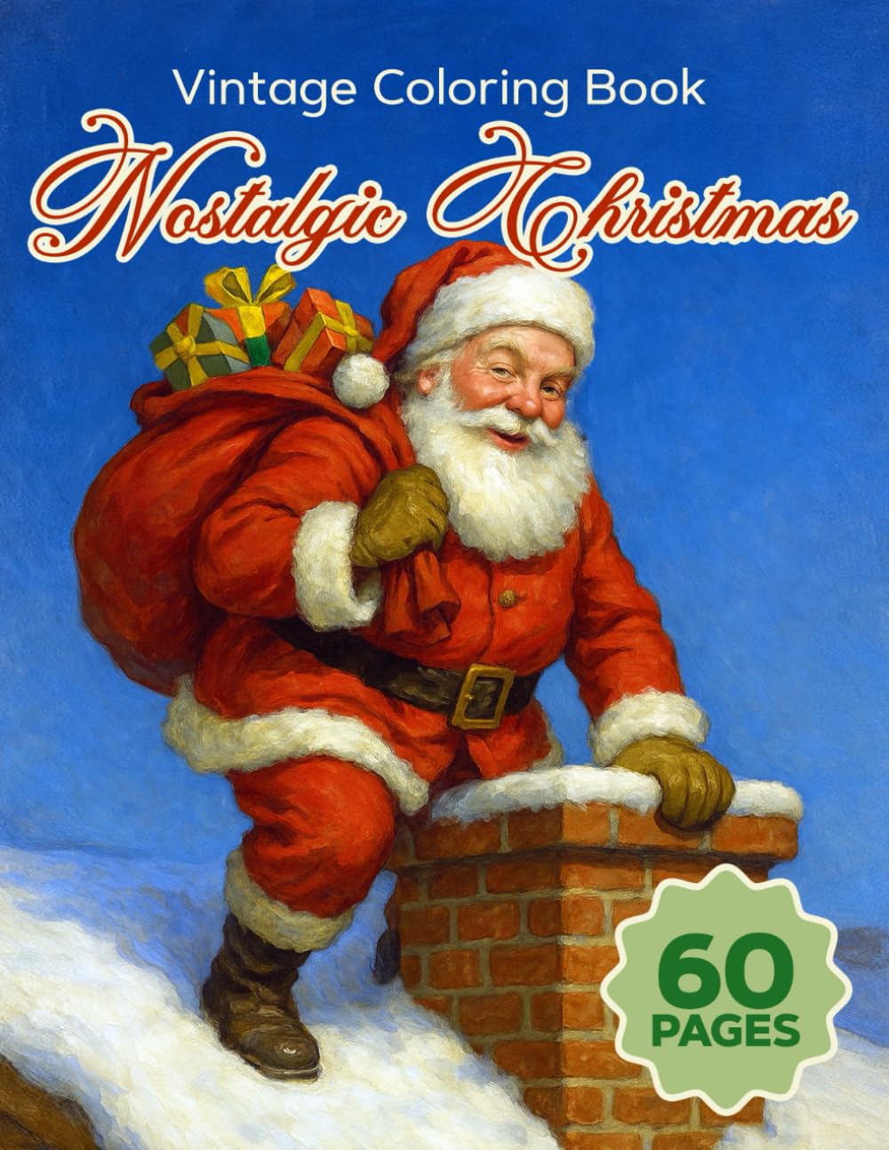 Nostalgic Christmas: Vintage Coloring Book