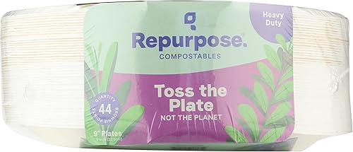 Miniatura 3 de Repurpose Compostables Placas de 9 pulgadas, 44 CT