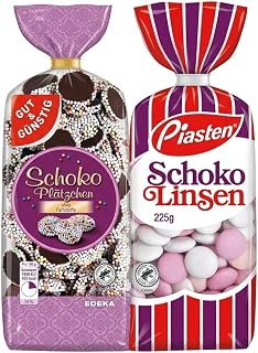 minafood Bundle für Schokolinsen & Schokoplätzchen 2er + Notizblock