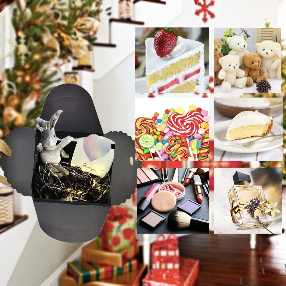 20 Scatole Regalo Con Nastro Bianco 12x12x9cm - Per Matrimoni, Compleanni E Natale | Ideale Per Damigelle E Regali Speciali - Foto 12