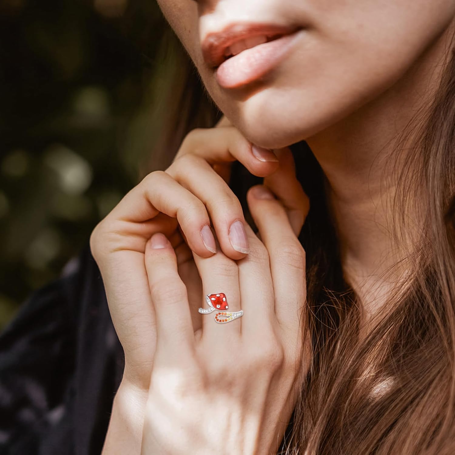 Dreamboat 925 Sterling Silver Ring for Women Adjustable Gold Plated Wedding Anniversary Birthday Valentines Engagements Jewelry Gifts for Mom Wife - Image 4