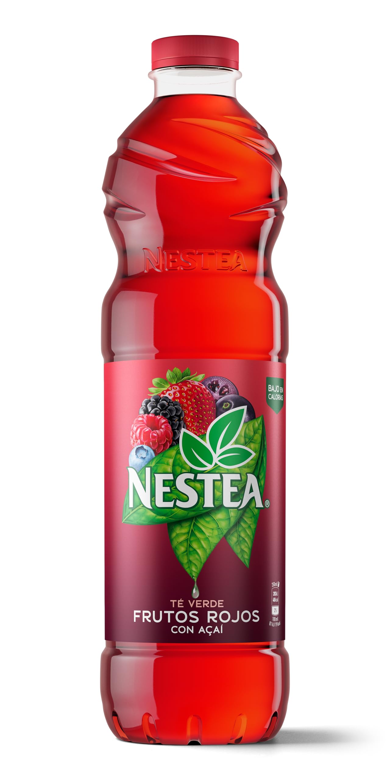 NESTEA - Frutos Rojos 1,5L x 6 Botellas | Té Refrescante con Extracto Natural | Bebida Baja en Calorías | Sabor Tropical y Equilibrado | Ideal para Tomar Muy Frío