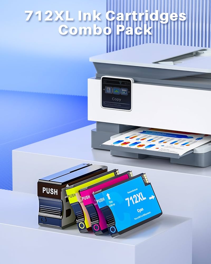 HP デザインジェット712　セット Remanufactured HP 712 4-Pack Ink Cartridges | Swift Ink