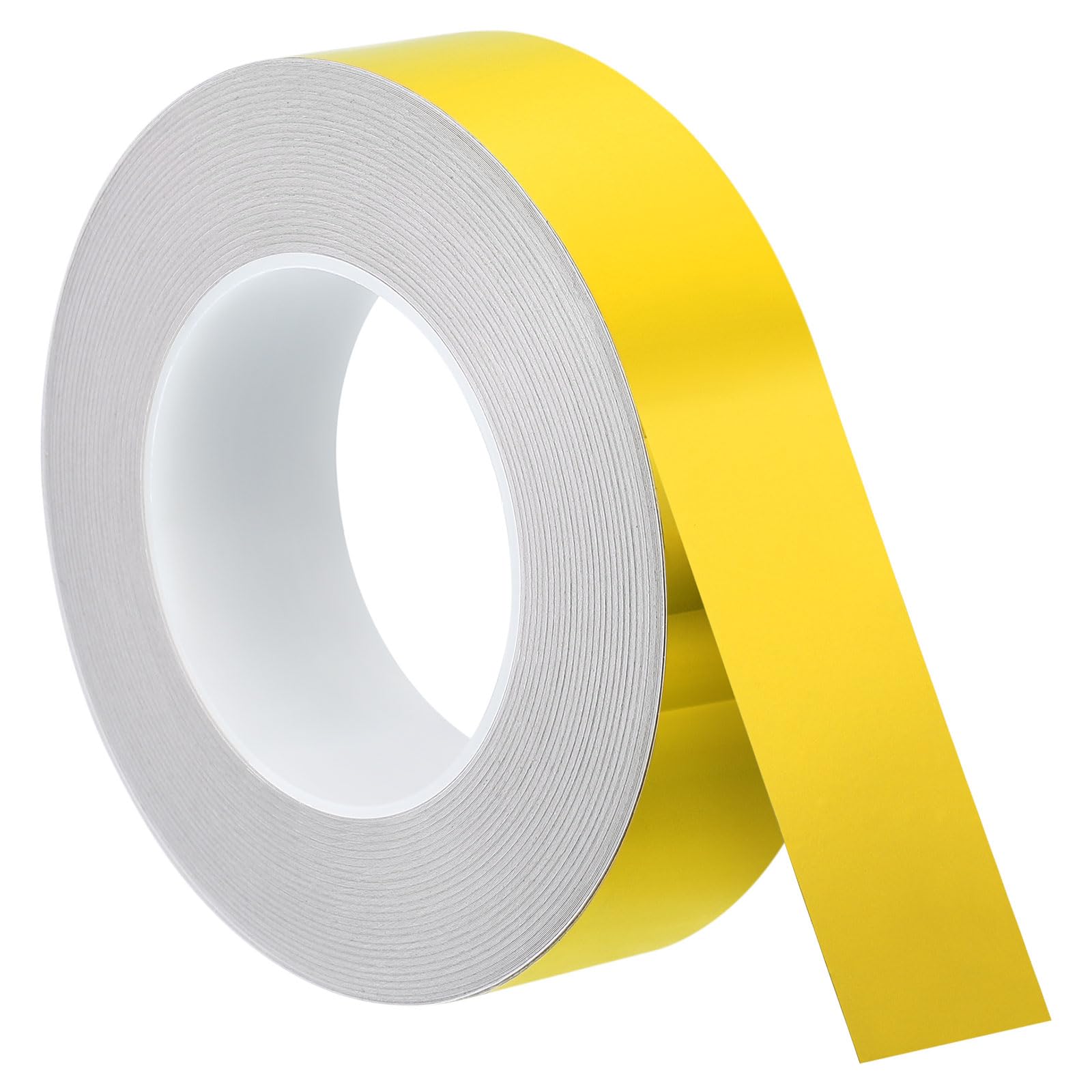 sourcing map Metallic Tape, 1.38 in x 164 ft Self Adhesive Metalized Polyester Film Tape Waterproof Shiny Washi Tape for Walls Graphic Arts Gifts Wrapping Crafts Decoration, Gloss Gold