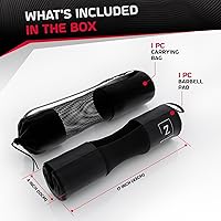 Vista 8 de Almohadilla versátil para sentadillas, diseño antideslizante, 100% lavable, cómoda almohadilla de empuje de cadera para barra, se adapta a barras