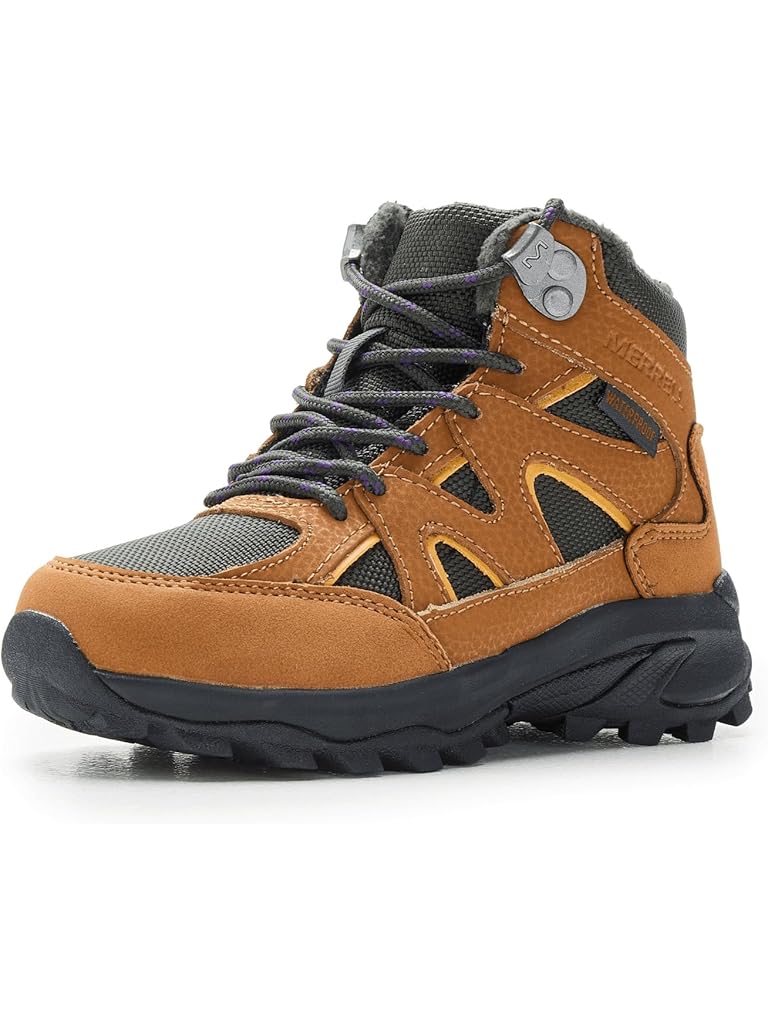 Tan Merrell Moab Speed 2 Peak Waterproof (Little Kid/Big Kid)