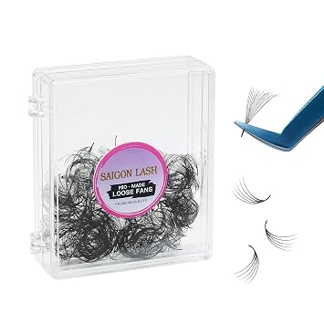 500 14D Premade Loose Fans Lash Extensions Black-0.03-D-16mm
