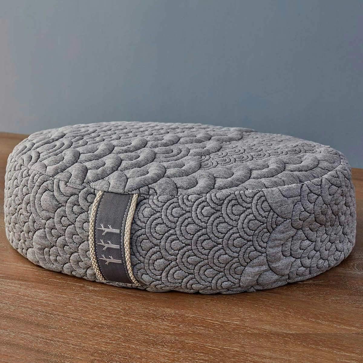 Brentwood Home Crystal Cove California Oval Meditation Cushion