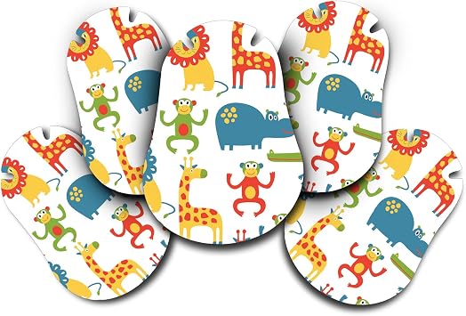 Opthopatch Eye Patches for Kids 50 Hypoallergenic Standard Adhesive Patches for Lazy Eye & Amblyopia Treatment | Single Design Pack + 2 Reward Charts Animals