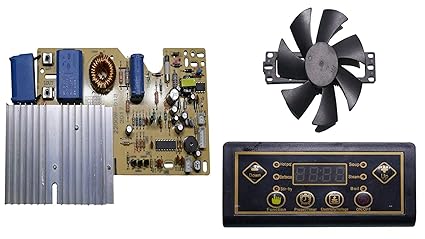 e-INFINITY 1800W PCB Circuit Induction Cooker Controller Repair Replacement Part Board with Induction Fan-
