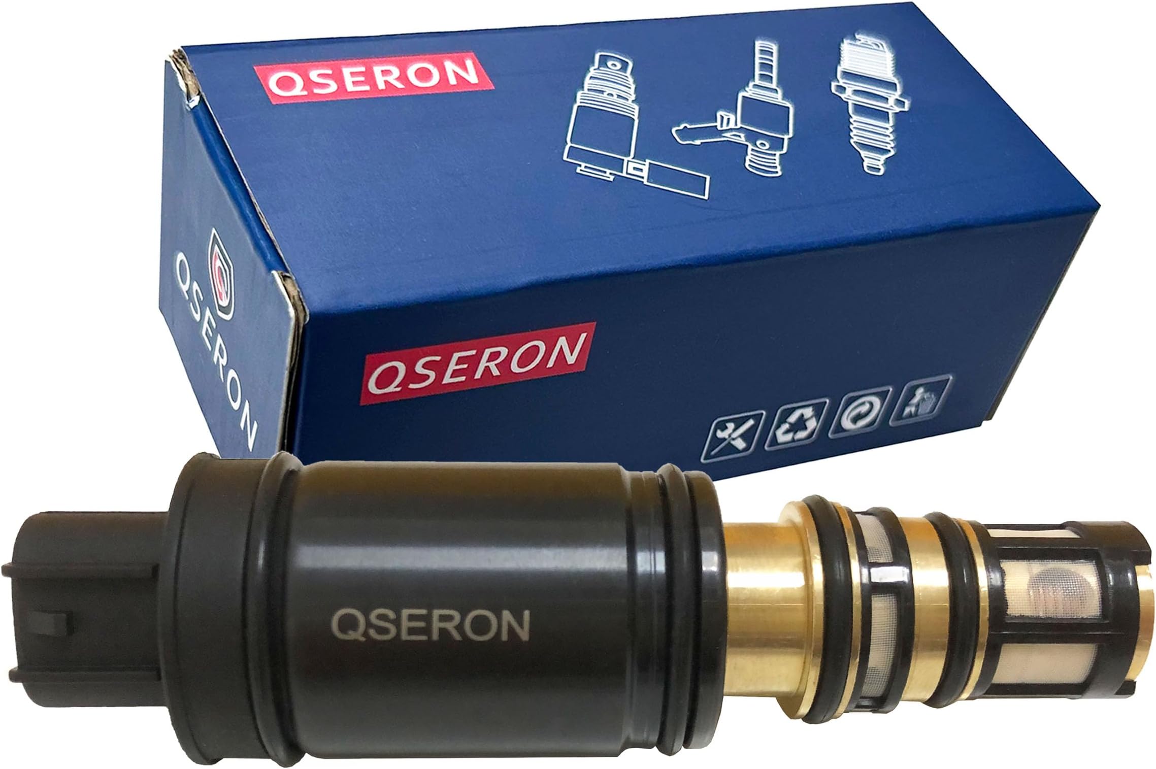 AC Compressor Control Solenoid Valve 5SE09C 5SE12C 6SEU16 TSE17C TSB17C TSB19C is suitable for TOYOTA Camry 2.5L 2012-2017,for Toyota Avalon 3.5L 2013-2017,Sienna RAV4 Corolla