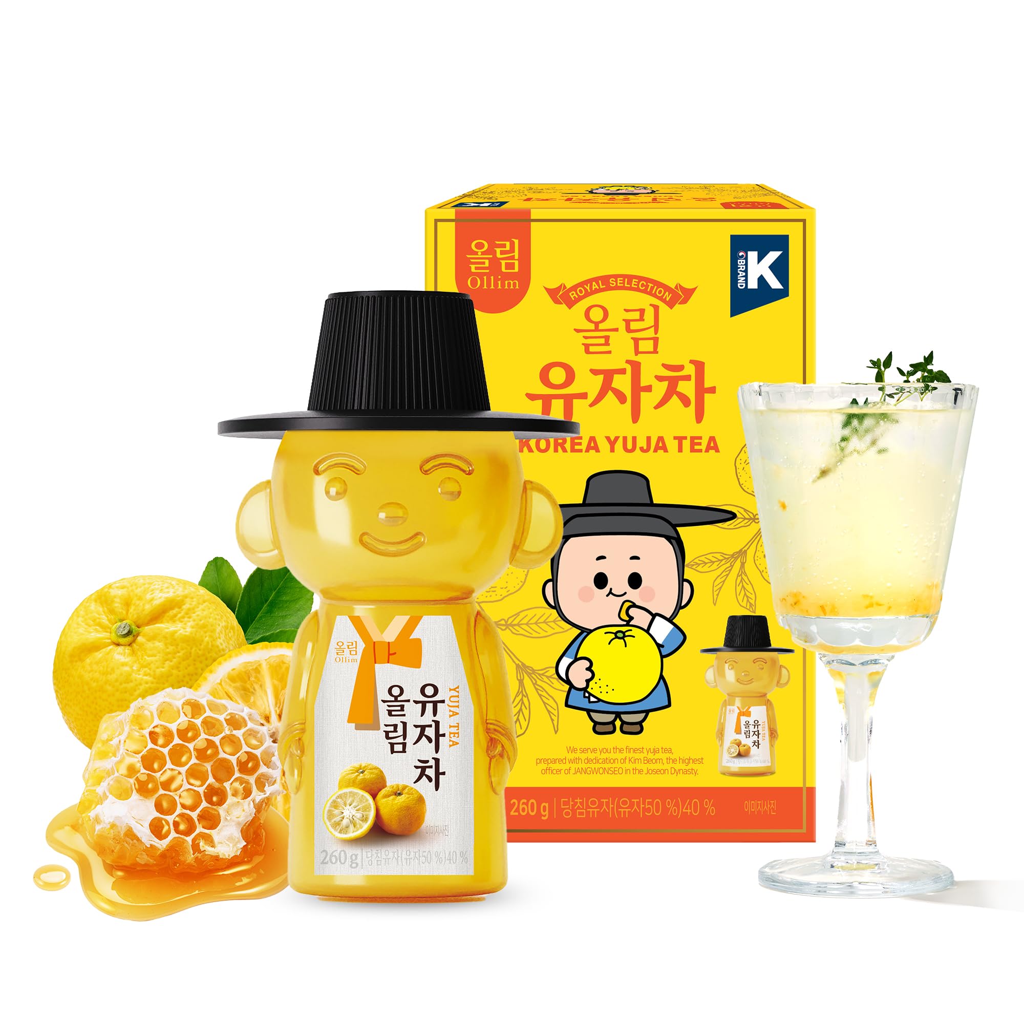 Amazon.com: [Nokchawon] Ollim Honey Citron Tea (Yuzu Marmalade