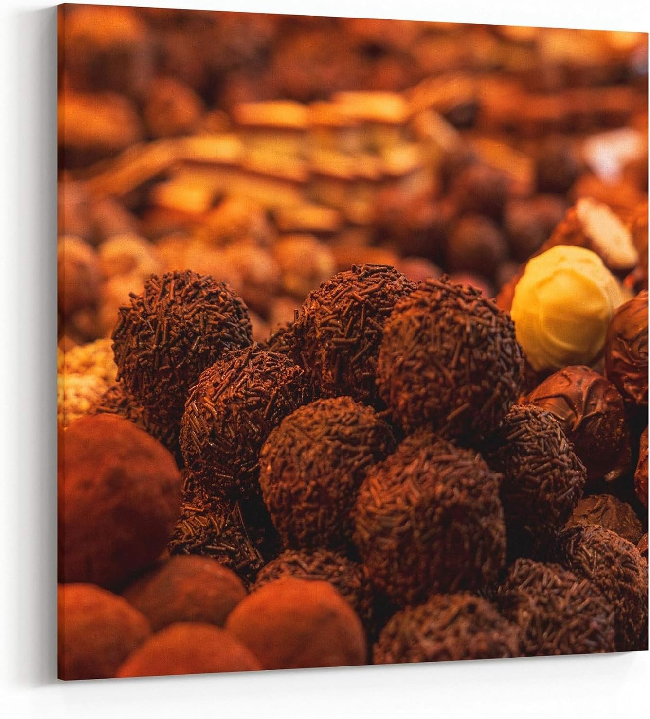 Kitchen Wall Art, Dinning Room Canvas Wall Decorations Modern Picture Bold Print Poster Mother's Day Gift For Mom Women Oil Painting Home Decor, Herb Metal Spoon 20x20