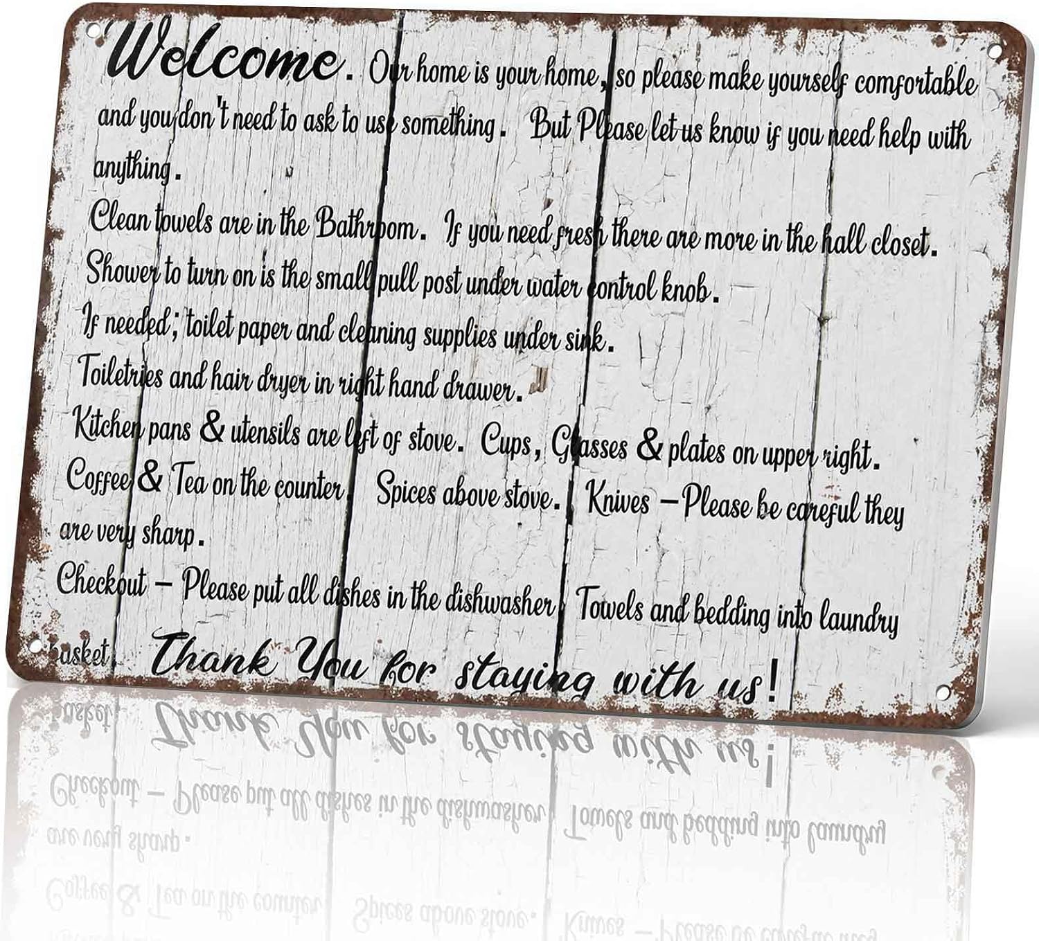 Knives Please Be Careful They Are Very Sharp Welcome Metal Sign 8 x 12 Inch