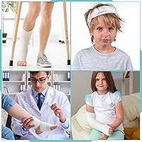 Vista 7 de Treela 100 rollos de vendaje de gasa, 2 pulgadas x 5 yardas, vendajes elásticos de embalaje individual, almohadillas de primeros auxilios sin látex